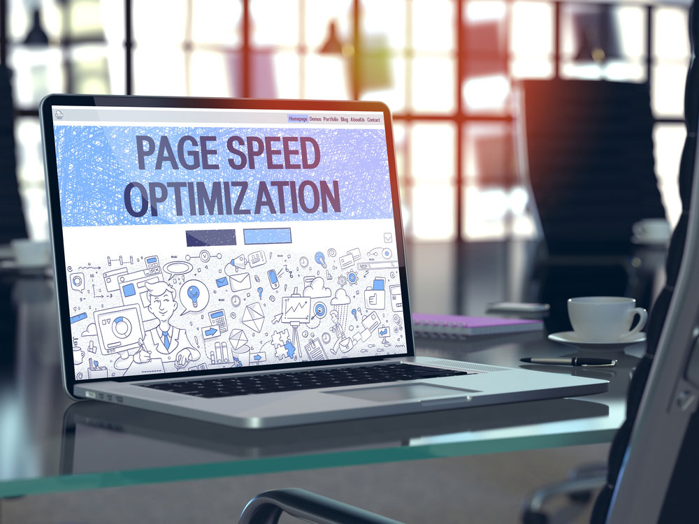 Page Speed Optimization Concept